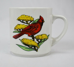 Vintage Bird Cardinal Coffee Mug - £19.51 GBP