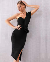 Adyce One Shoulder Bandage Evening Party Dress for Alternative Fashion - £41.43 GBP+