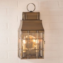 Washington new Outdoor Wall Lantern Light in Weathered Brass - £349.31 GBP