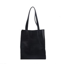 SMOOZA Fashion Women Bags Casual Totes Bag New Alligator Leather Shoulder Handba - £22.89 GBP