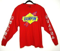 VAMPIN By New Vampire Life Red Long Sleeve T-Shirt Men&#39;s Size 3XL - £16.50 GBP