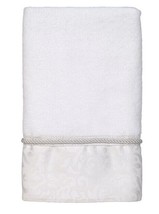 Avanti Manor Hill Fingertip Towels Bright White Set of 2 Guest Bath Bath... - £30.44 GBP