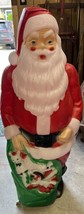 Vintage 1960’s Blow Mold Lighted  Santa 46” - $350.00