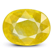 Yellow Sapphire/Pukhraj Loose Gemstone, Gemstone For Jewelry Making Ring - £49.94 GBP
