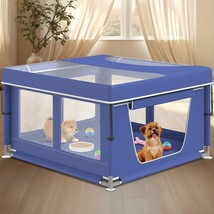 besuhot Dog Playpen 42 × 42 Inch, Puppy PlayPen with Gate for Puppies, Cat, - €59,84 EUR