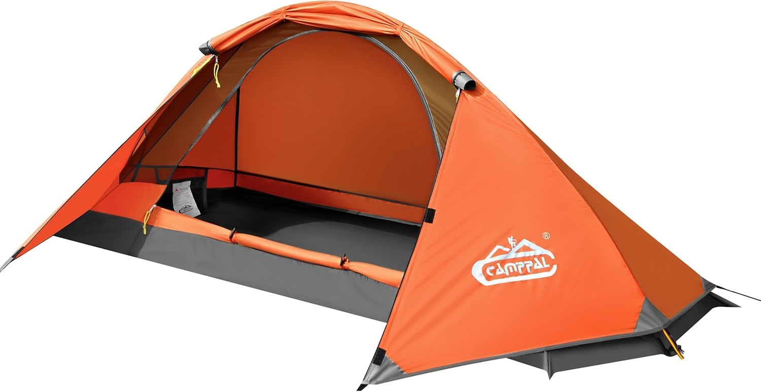 1 Person Tent For Camping Hiking Mountain Hunting Backpacking Tents 4 Se... - $112.96