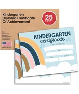 Boho Kindergarten Certificate of Achievement | Set of 25 | Awards - $20.36 CAD