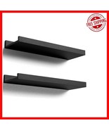 Effortless Installation Black Floating Shelves - Display Your Favorite I... - $28.70