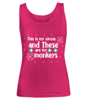 This is my circus and these are my monkeys, heliconia Women&#39;s Tank Top. Model  - £21.15 GBP