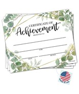Geo Greenery Certificate of Achievement | Set of 25 | Awards - $22.39 CAD