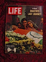 LIFE Magazine January 21 1966 1/21/66 SHASTRI India Dr. Zhivago Ronald Reagan - £10.16 GBP