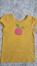 NWOT Gymboree SUNSHINE Yellow Shirt  Apple with Rhinestones Top Girls Size 7 - £10.31 GBP