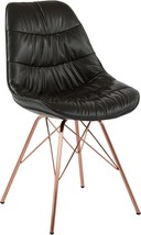 Langdon Faux Leather Task Chair, Black, Osp Home Furnishings. - £98.49 GBP