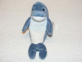 1996 TY BEANIE BABIES &quot;ECHO&quot; GRAY &amp; WHITE DOLPHIN TAG W/ ERRORS STYLE #4... - £47.06 GBP