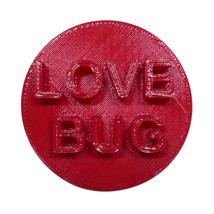 Love Bug Candy Heart Cookie Stamp Embosser Made In USA PR5458 - $3.99