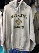 NEW ORLEAN SAINTS SWEATSHIRT HOODIE NEW NFL HOODY LICENSED NFL APPAREL - £35.97 GBP