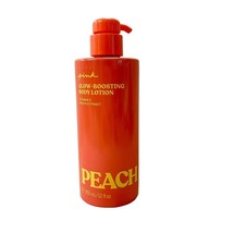 Victoria&#39;s Secret Pink Peach Glow Boosting Body Lotion 12 fl oz - £17.98 GBP