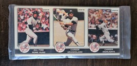 1985 Star Co. Reggie Jackson New York Yankees Complete Panel Set New Sealed - £5.22 GBP