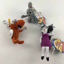 Adventures Of Rocky &amp; Bullwinkle Collectible Keychain Set Vintage 1999 S... - $39.55