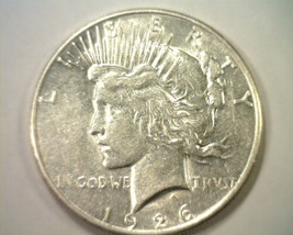 1926-S PEACE SILVER DOLLAR ABOUT UNCIRCULATED AU NICE ORIGINAL COIN BOBS... - $68.00