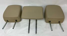 2013 - 2019 Ford Flex Rear 2nd Row Headrests TAN BEIGE LEATHER Left Righ... - $167.31