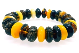 Baltic Amber Bracelet / Adult Women Men Unisex / Certified Baltic Amber - £68.73 GBP