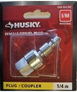 Husky 1/4&quot; x 3/8&quot; NPT I/M Plug Coupler 1-Pack - $13.90 CAD