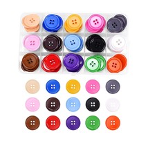 15 Colors 25Mm 1 Inch Assorted Plastic Sewing Buttons For Sewing Crafts ... - £15.12 GBP