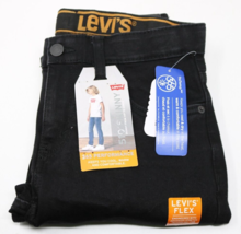 Levis 510 Black 365 Performance Skinny Jeans Boys Sz 14 Reg 27x29 Adjustable - £15.80 GBP