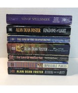 7 Alan Dean Foster Paperback Books Lot Pip Flinx Spellsinger - £23.36 GBP