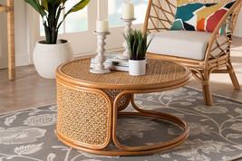 Julia Bohemian Honey Rattan Coffee Table - $8,841.14 MXN