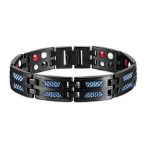 Titanium Magnetic Bracelet Homme Bracelet Viking Luxury 4in1 Health Care Bangles - £29.77 GBP