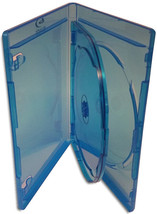 10-Pak Triple 12Mm Blu-Ray Case With Silver Painted Blu-Ray Logo - £35.06 GBP