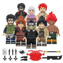 8pcs Naruto Asuma Hiruzen Sarutobi Might Guy Anko Suigetsu Torune Minifigures Ki - $47.97