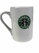 STARBUCKS 2006 Tall Coffee Cup Mug White Ceramic Mermaid Logo 10oz - £7.08 GBP