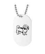 Shih Tzu Dog Tag Necklace - $9.06