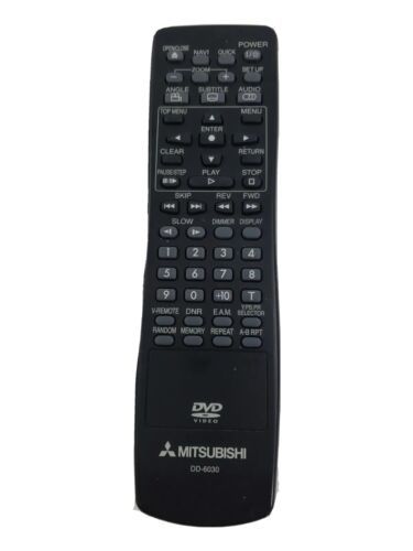 Mitsubishi DVD Video Remote Control DD-6030 Tested- Works - $11.47