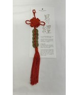 Oriental Chinese Handmade Lucky Coins Good Luck Fortune Wall Car Charm c... - $362.91 MXN
