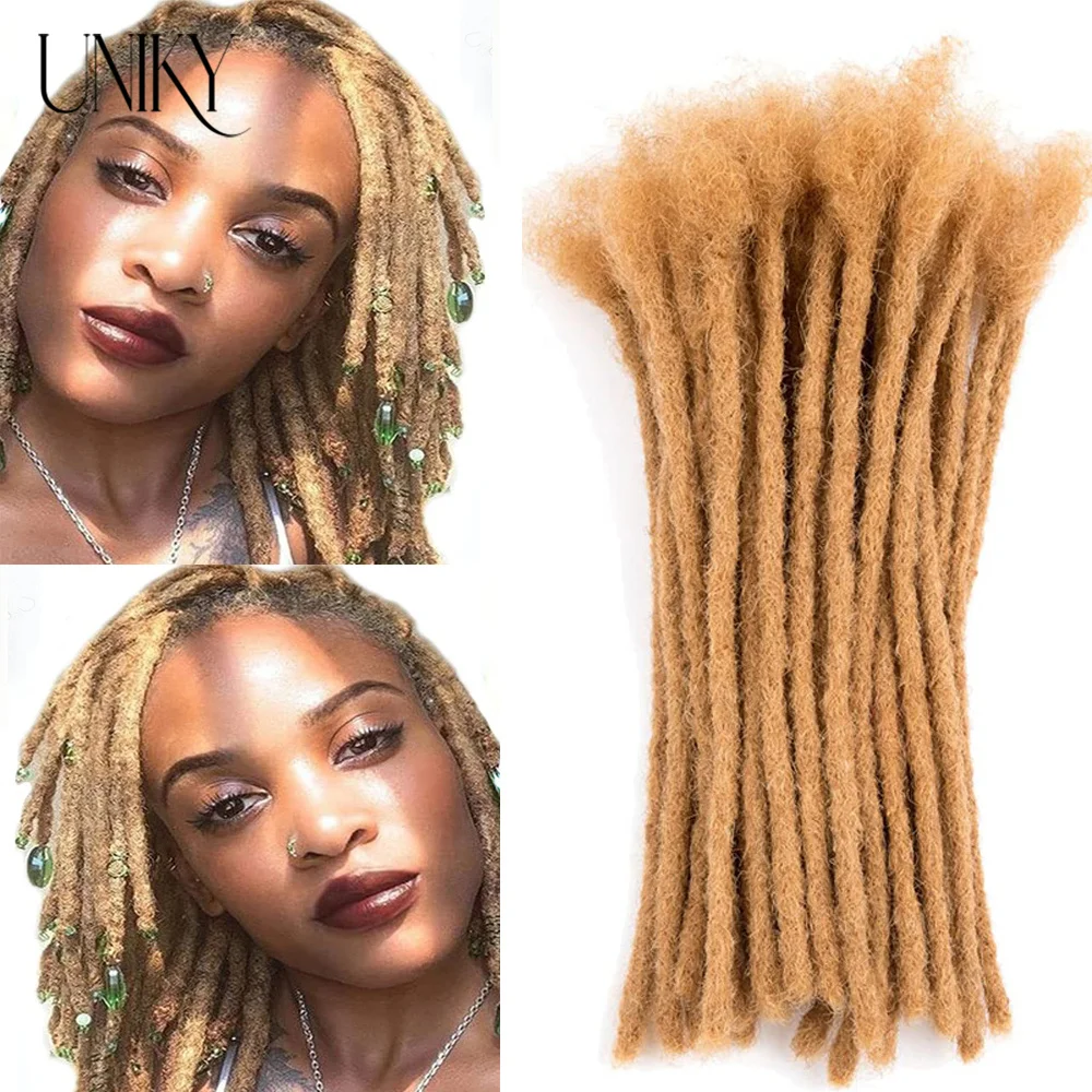 Dreadlocks Brazilian 100% Human Hair Strand Crochet Braid Hair Locs Extension - £24.32 GBP+