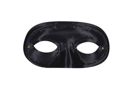Half Domino Mask Black Costume Item - £53.33 GBP