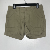 North Face Khaki Hiking Shorts Women’s Size 6 Regular Outdoor Trail Rip ... - $34.87 CAD
