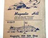 1940s Nuovo Brunswick Canada Magnetico Collina Pensione &amp; Regalo Shop Br... - $11.23