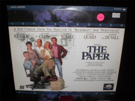 Laserdisc The Paper 1994 Glen Close, Michael Keaton, Robert Duvall, Marisa Torme - £12.01 GBP