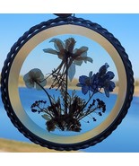 Lasting Impressions Round Pewter Framed Floral Handmade In Colorado Sun ... - $188.30 MXN