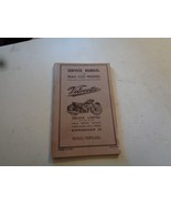 1955 Velocette MAC 350cc Motorcycle Service Manual - $57.42