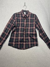 Brooks Brothers Milano Supima Button Up Cotton Non Iron Tartan Plaid Sz ... - $31.88