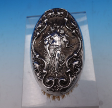 Irian by Wallace Sterling Silver Brush #3000 4 1/4&quot; x 2 1/2&quot; Art Nouveau... - £164.79 GBP