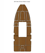 2001 Mako 25 Swim Platform Cockpit Boat EVA Teak Deck Mat Floor Pad SeaDek - $1,776.65 CAD