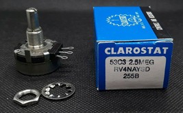 Clarostat 53C3 2.5 MOHM 2W Potentiometer RV4NAYSD255B - $17.99