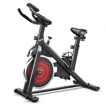 Indoor Silent Belt Drive Adjustable Resistance Cycling Stationary Bike W... - £162.58 GBP